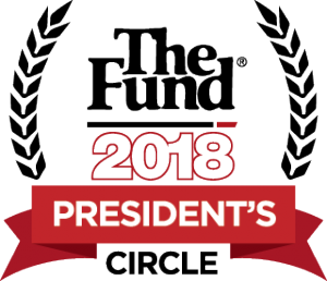 The Fund 2018 President's Circle seal